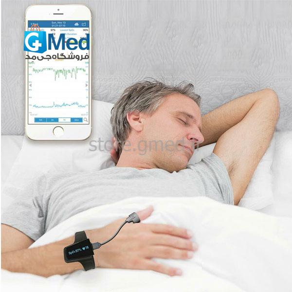 دستگاه پالس اکسیمتر مچی برند Viatom مدل CheckmeO2 max