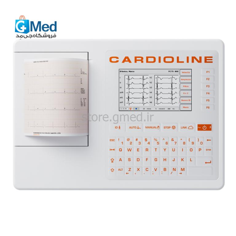 نوار قلب 6 کاناله برند Cardioline مدل 100S ساخت ایتالیا