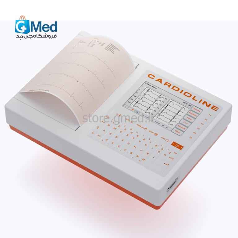 نوار قلب ( الکتروکاردیوگراف ) 12 کاناله برند Cardioline مدل 200S